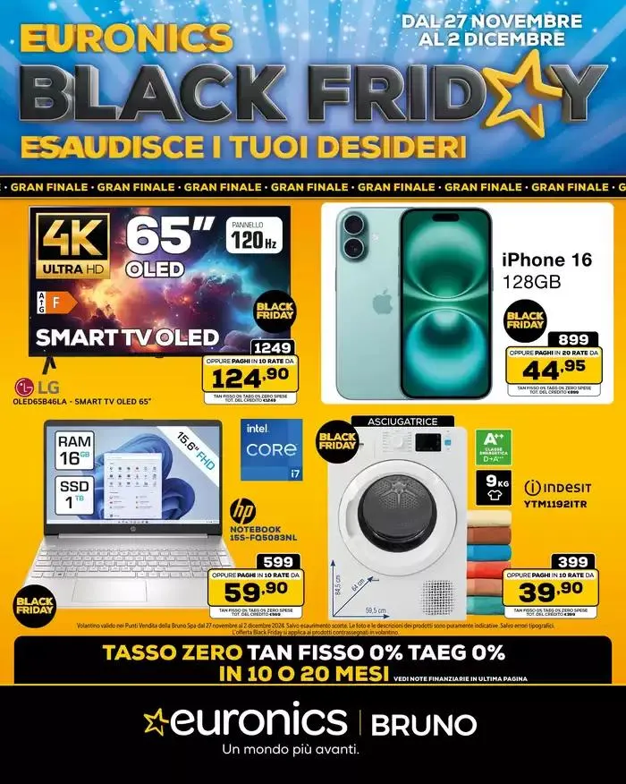 Black Friday: Gran Finale! da 27 novembre a 2 dicembre di 2024 - Pagina del volantino 1
