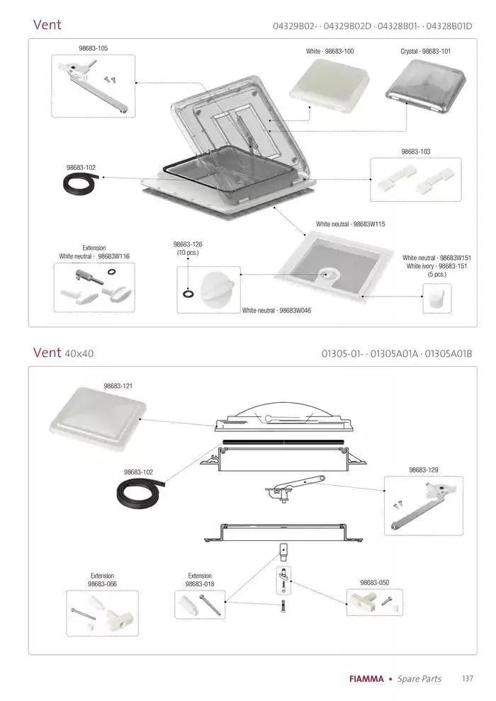 Spare parts catalogo 2025 da 14 gennaio a 31 dicembre di 2025 - Pagina del volantino 137