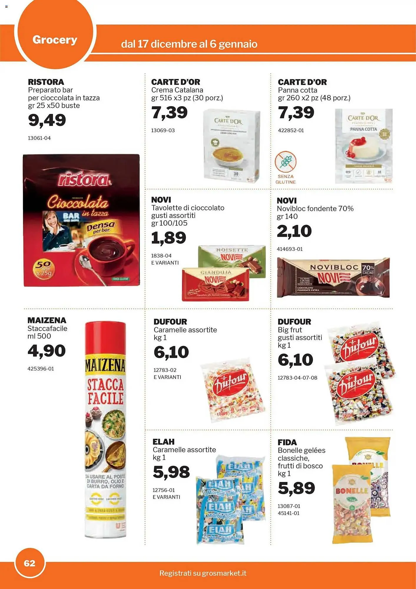 Volantino GrosMarket da 17 dicembre a 6 gennaio di 2026 - Pagina del volantino 62