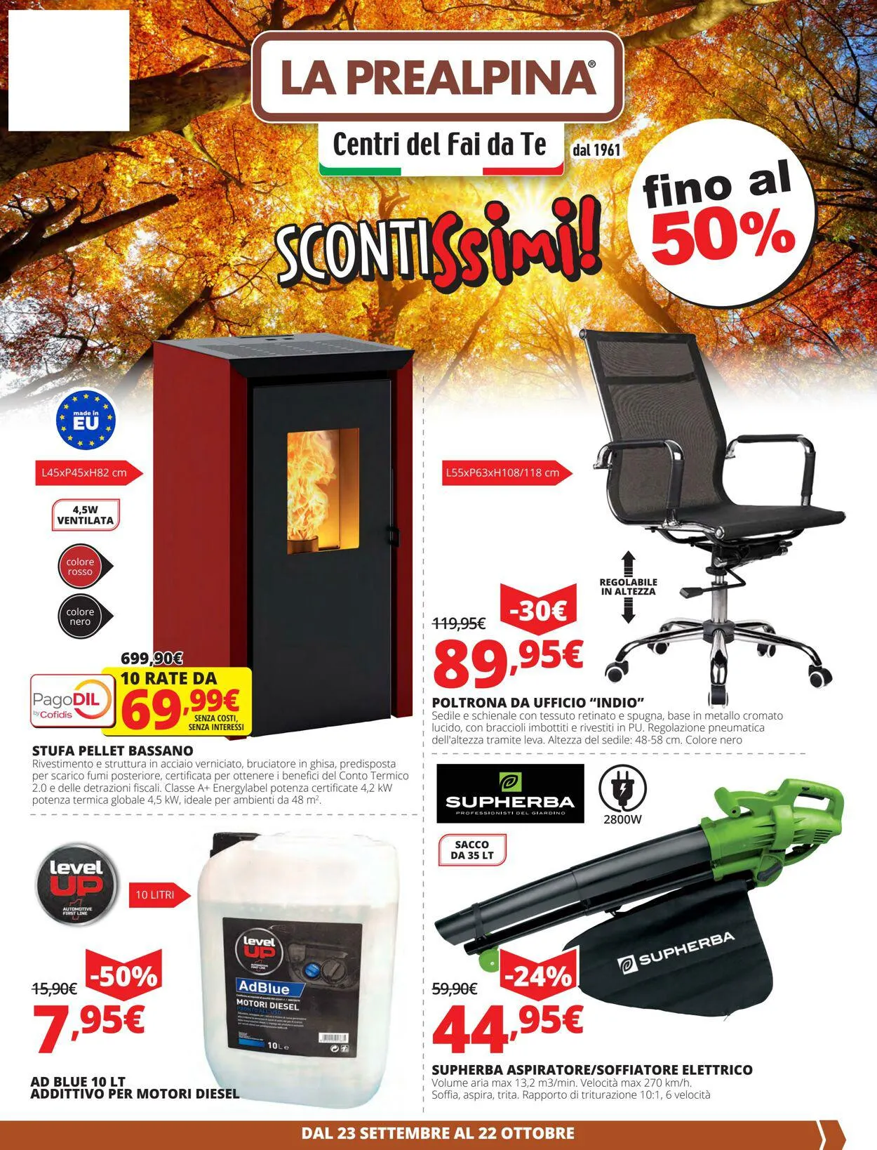 La Prealpina Volantino attuale da 25 settembre a 9 ottobre di 2023 - Pagina del volantino 1