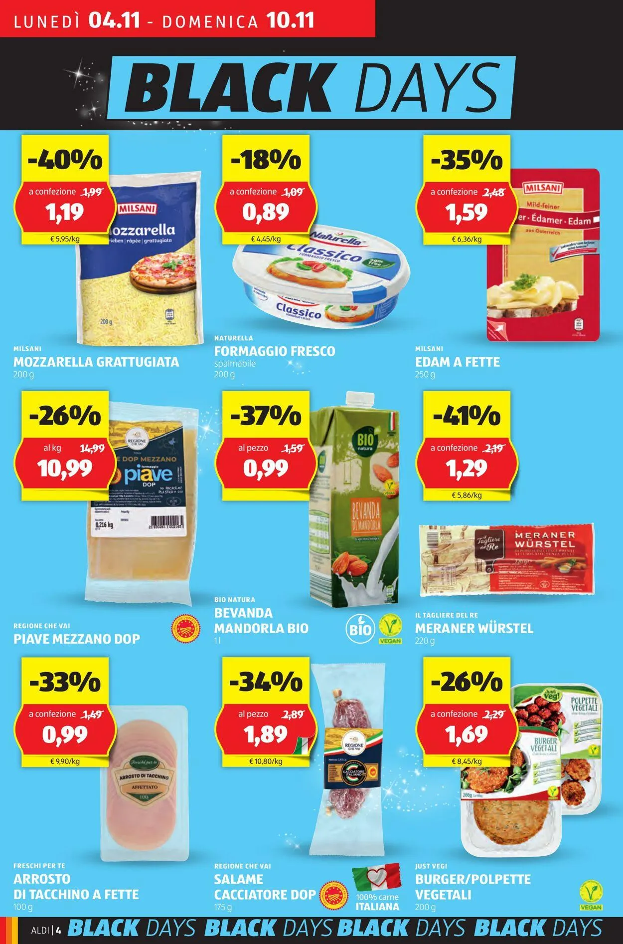 Aldi Volantino attuale da 4 novembre a 10 novembre di 2024 - Pagina del volantino 4