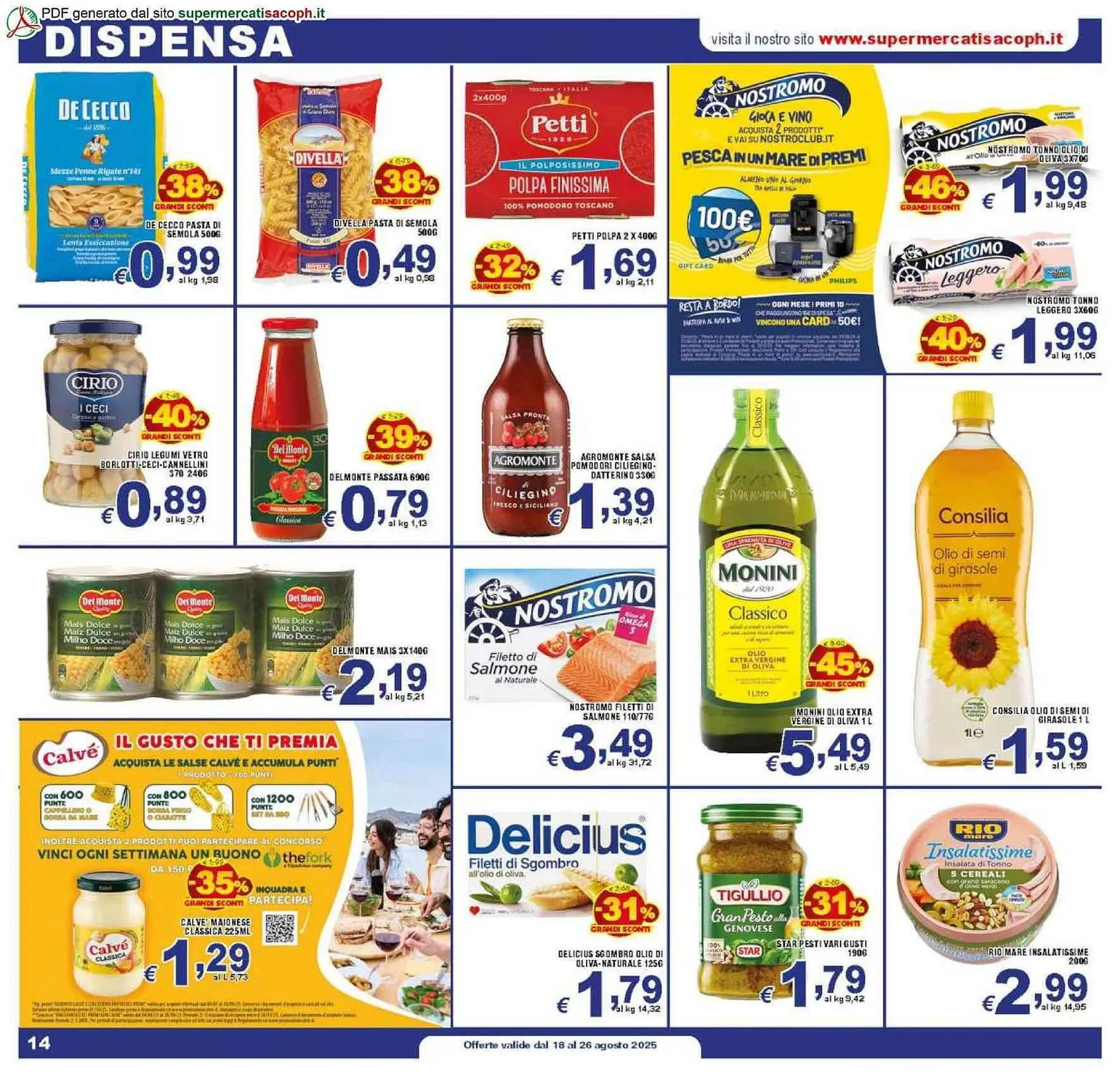 Volantino Sacoph da 18 agosto a 26 agosto di 2025 - Pagina del volantino 14