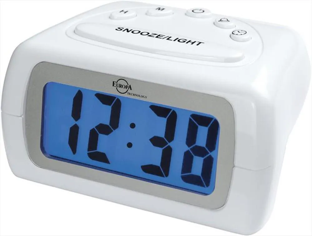 EUROPA TECHNOLOGY - Sveglia DV-206-Bianco