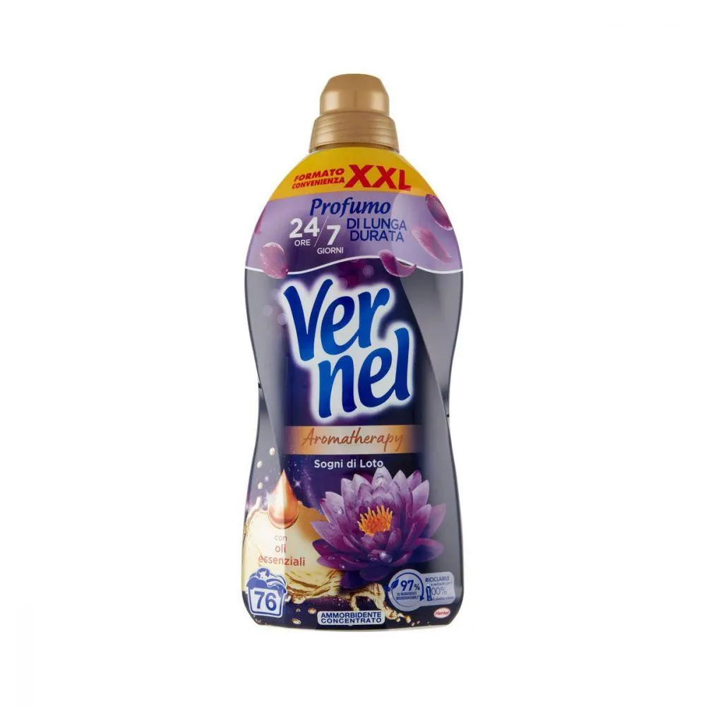 Ammorbidente Concentrato Vernel Sogni di Loto 76 Lavaggi 1900ml