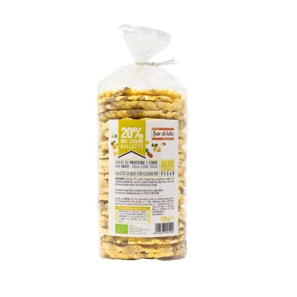 Gallette di Mais con Legumi Fior di Loto 120 G