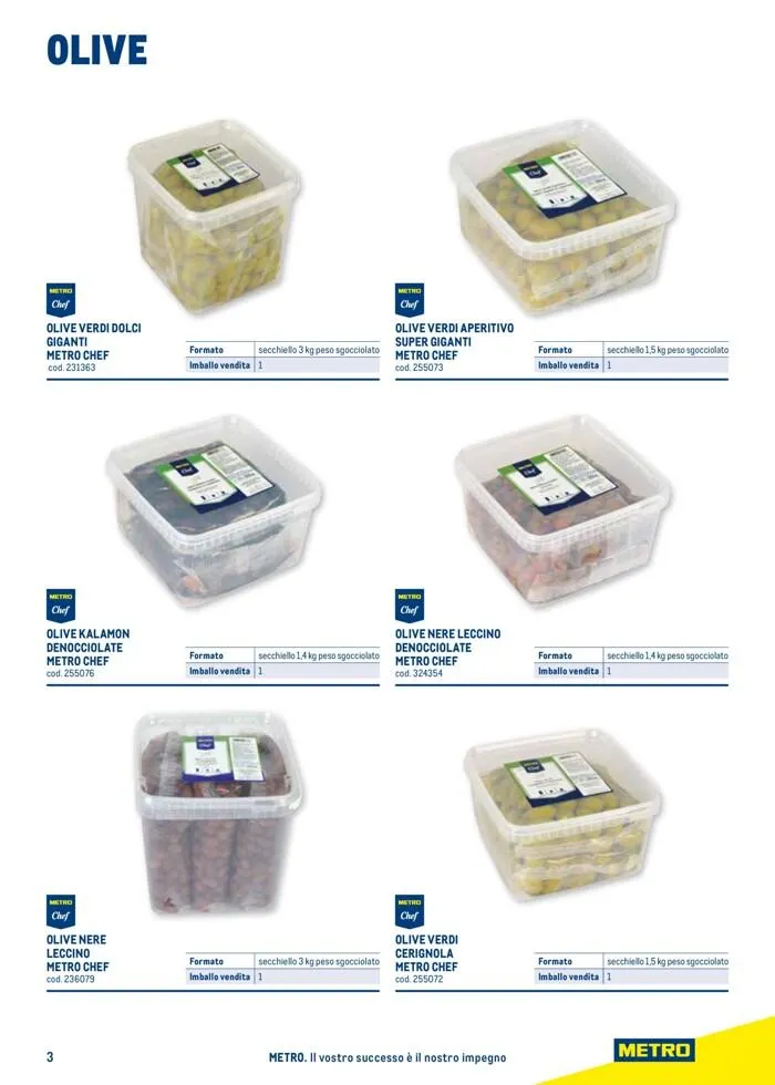 Catalogo gastronomia da 26 ottobre a 26 ottobre di 2024 - Pagina del volantino 3