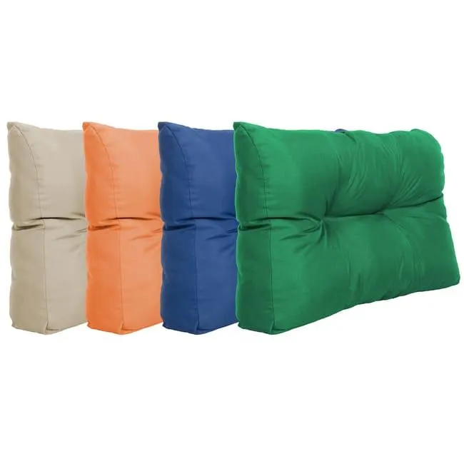 Set 4 cuscini per pallet in poliestere Mykonos terracotta 60 x Sp 10 cm