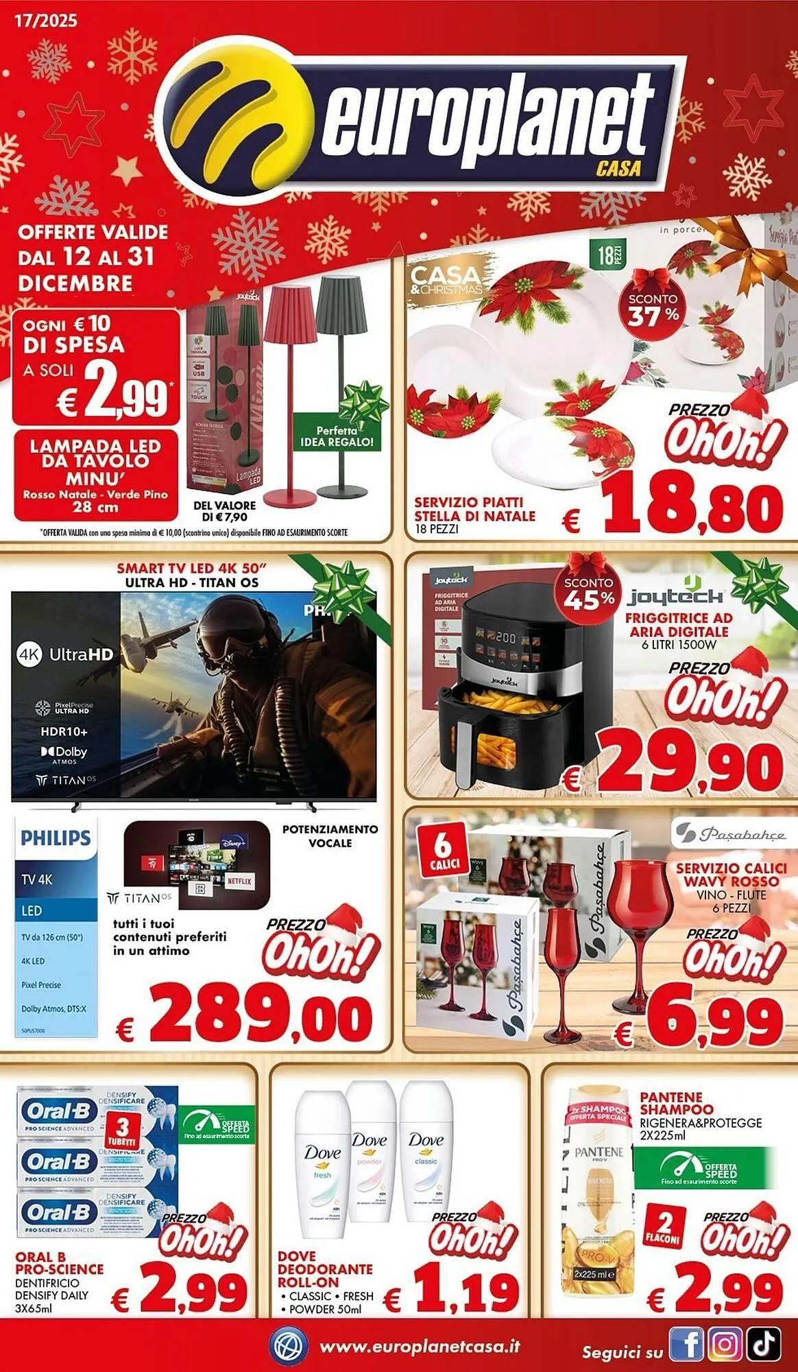 Volantino Europlanet Casa da 12 dicembre a 31 dicembre di 2025 - Pagina del volantino 1