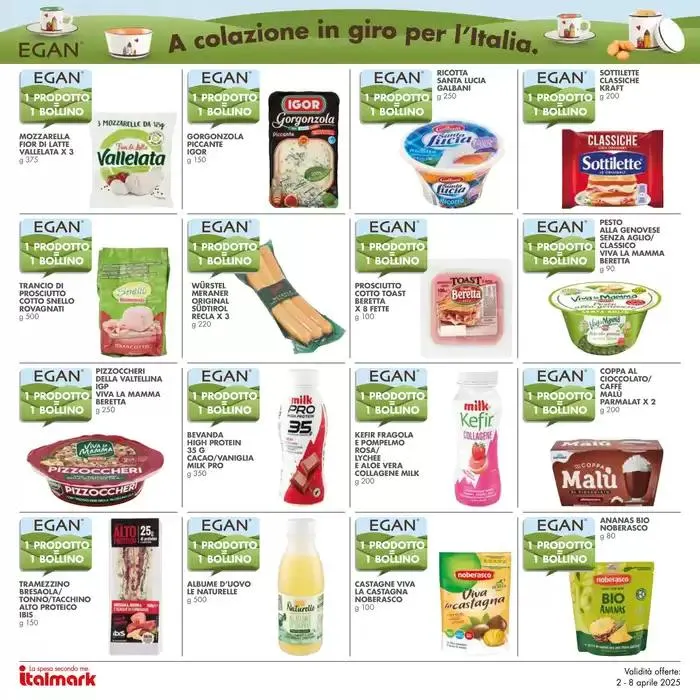 Schiaccia costi da 2 aprile a 8 aprile di 2025 - Pagina del volantino 24