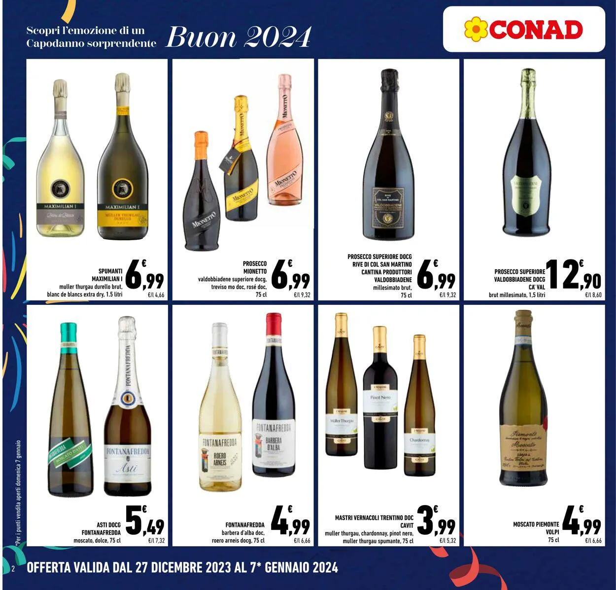 Conad - Milano Volantino attuale da 27 dicembre a 7 gennaio di 2024 - Pagina del volantino 2