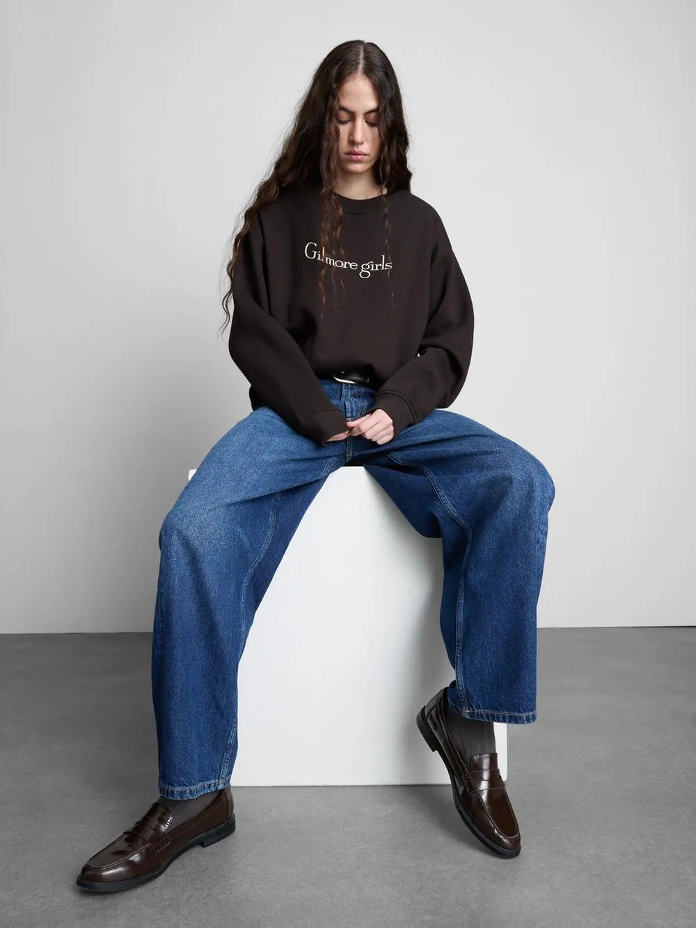 Felpa in misto cotone con grafica Gilmore Girls