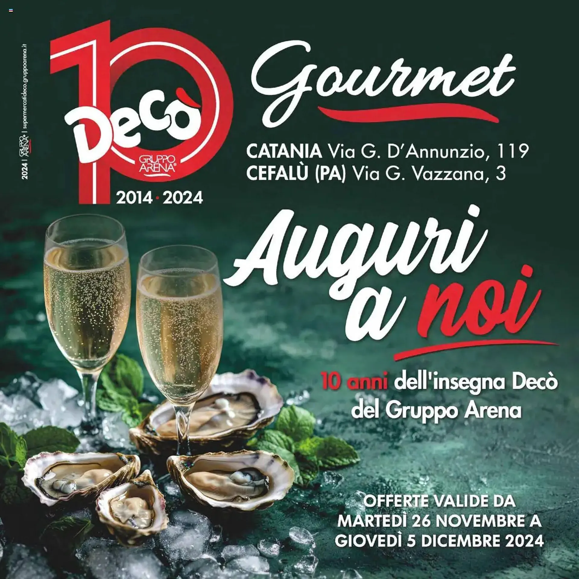 Volantino Gourmet Déco da 26 novembre a 5 dicembre di 2024 - Pagina del volantino 1