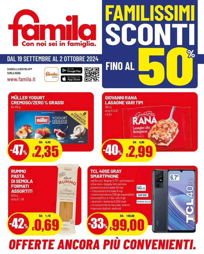 Sconti fino al 50% da 19 settembre a 2 ottobre di 2024 - Pagina del volantino 1