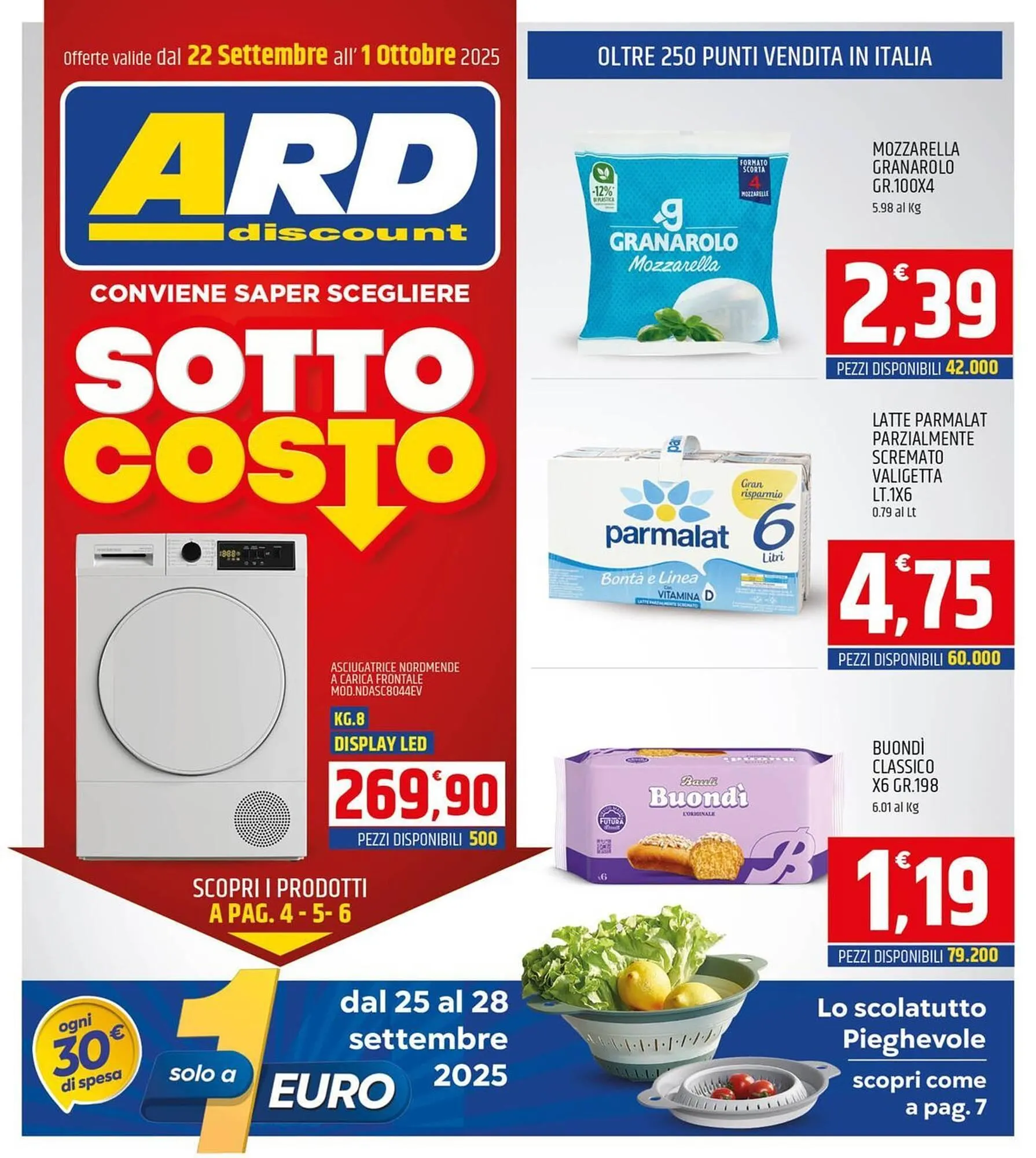 Volantino Ard Discount da 22 settembre a 1 ottobre di 2025 - Pagina del volantino 1