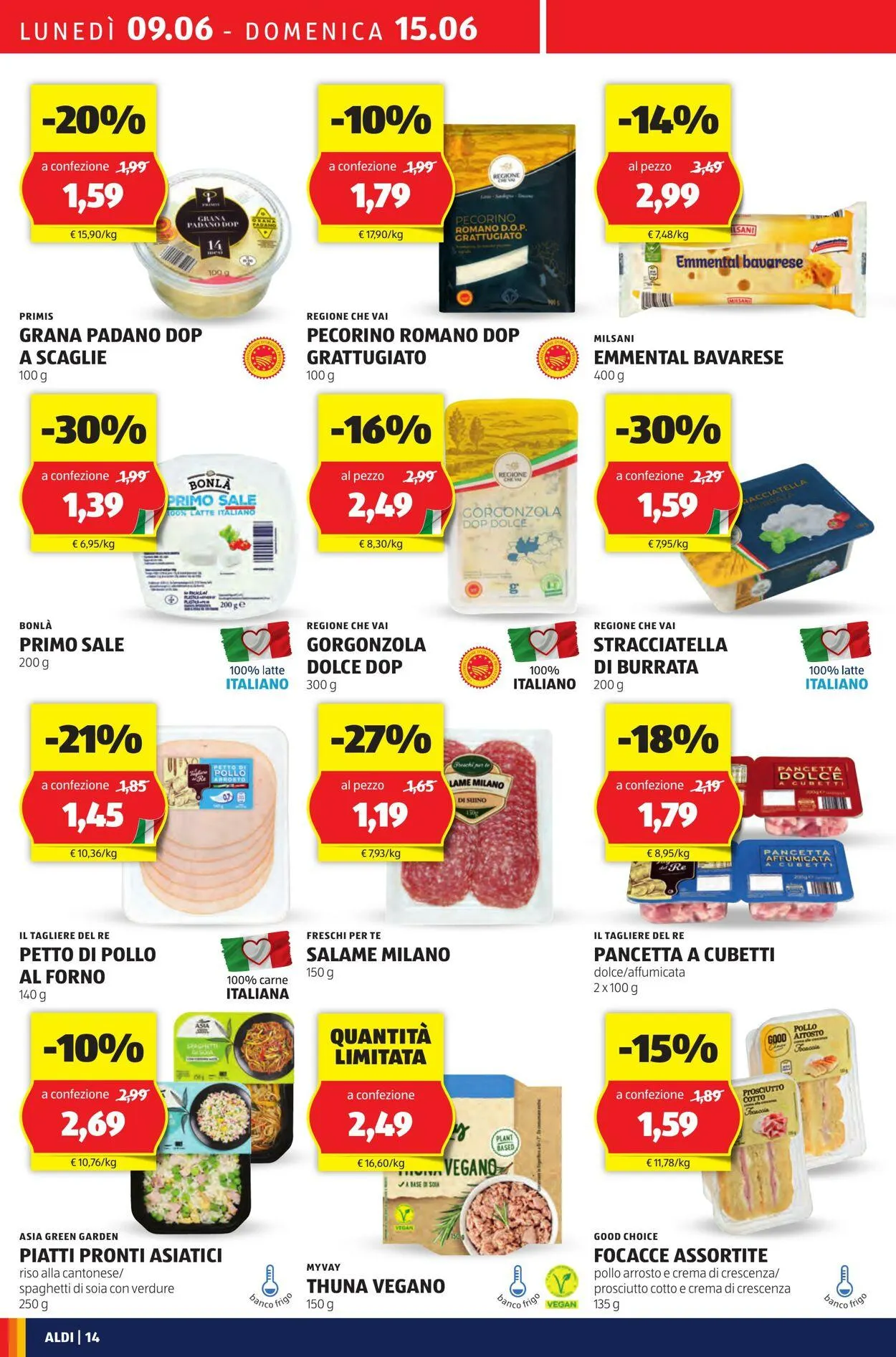 Aldi Volantino attuale da 9 giugno a 15 giugno di 2025 - Pagina del volantino 14
