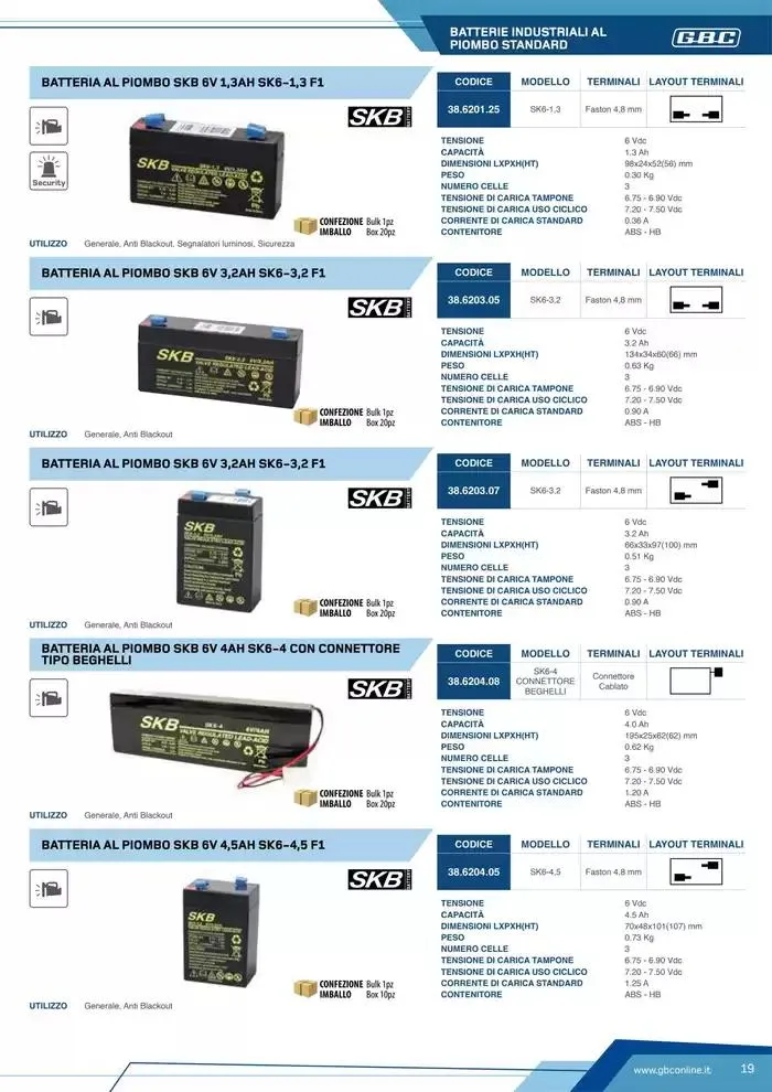 Catalogo Batteries and Power da 7 marzo a 31 dicembre di 2025 - Pagina del volantino 19