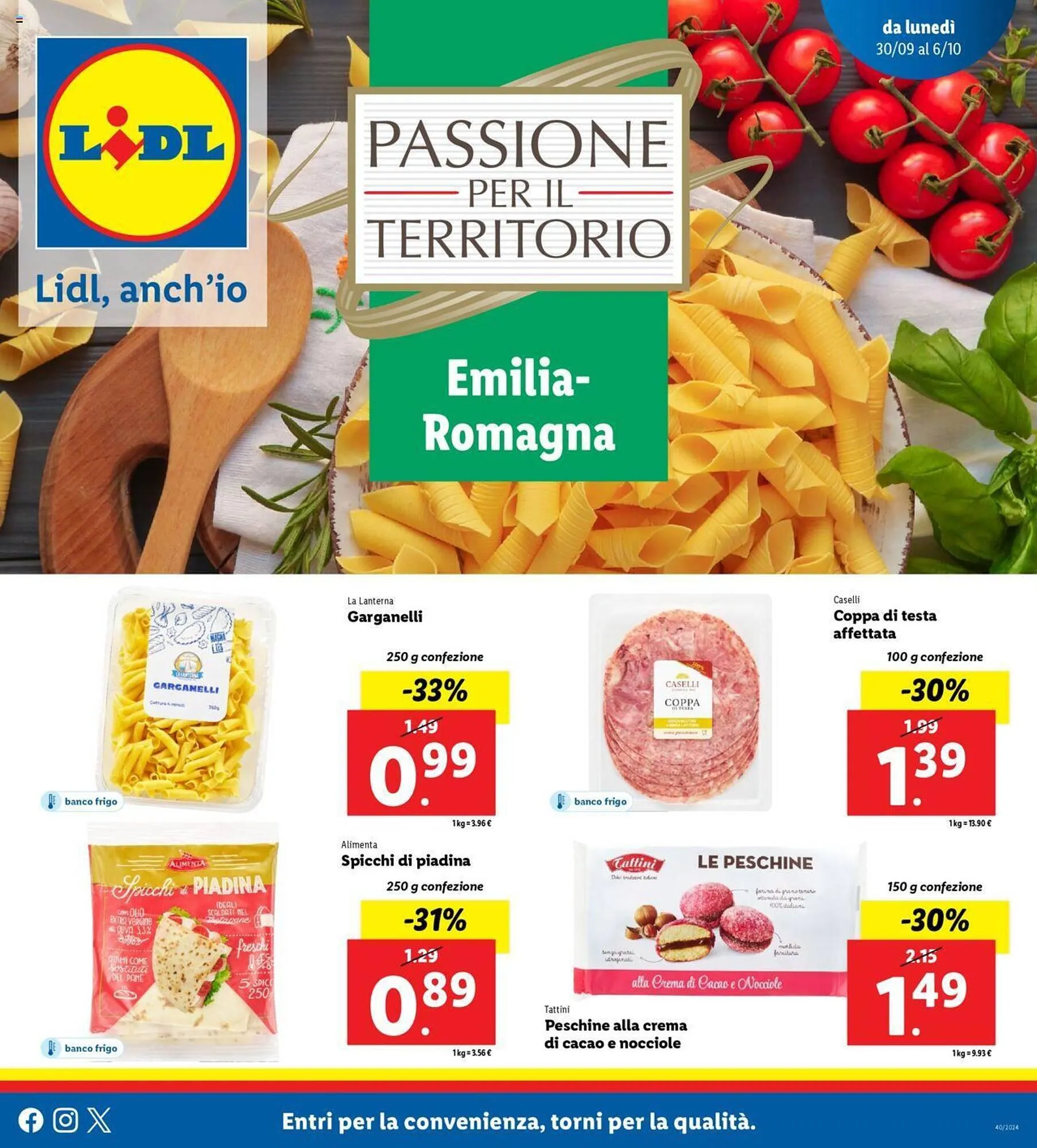 Volantino Lidl da 30 settembre a 6 ottobre di 2024 - Pagina del volantino 1