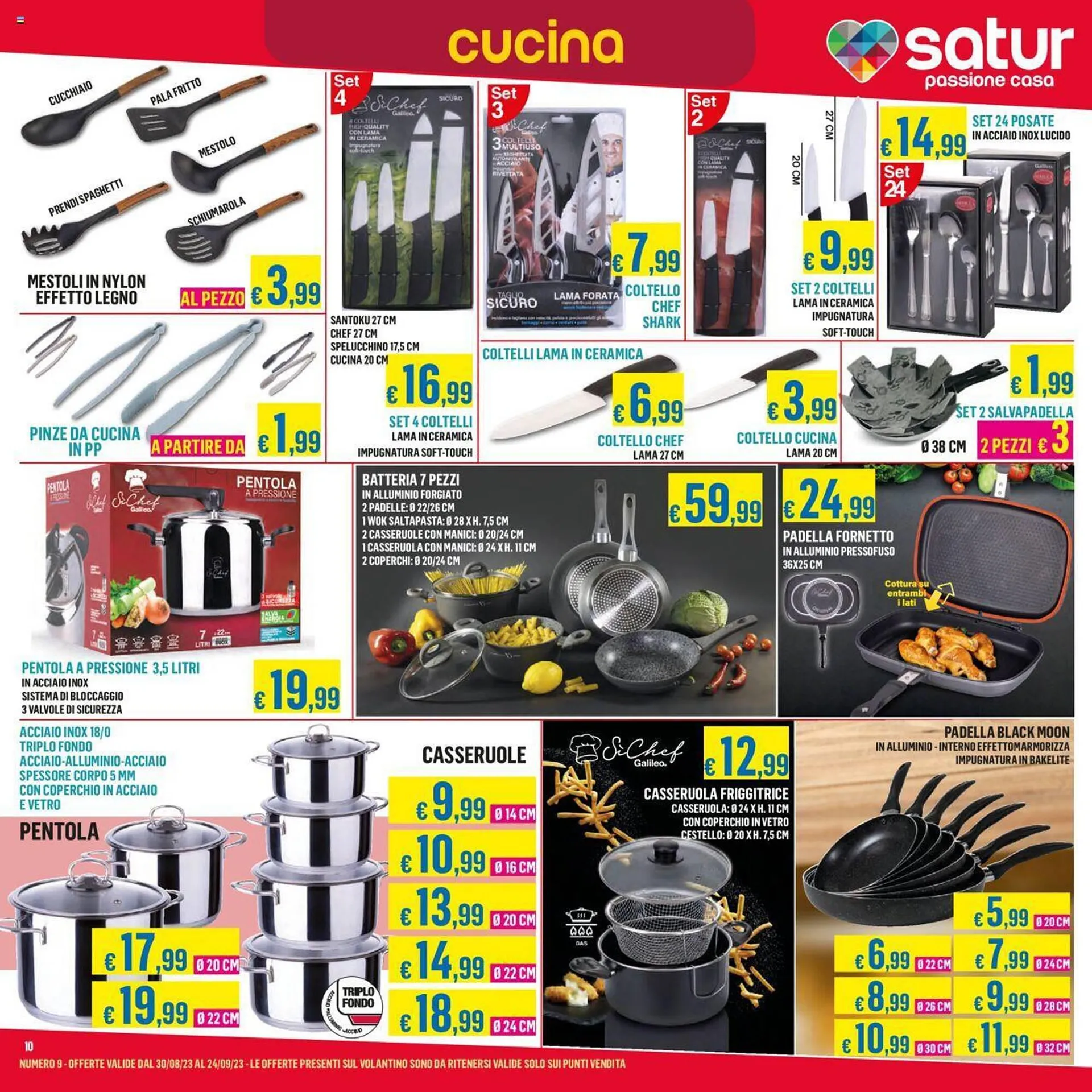 Volantino Satur da 30 agosto a 24 settembre di 2023 - Pagina del volantino 10