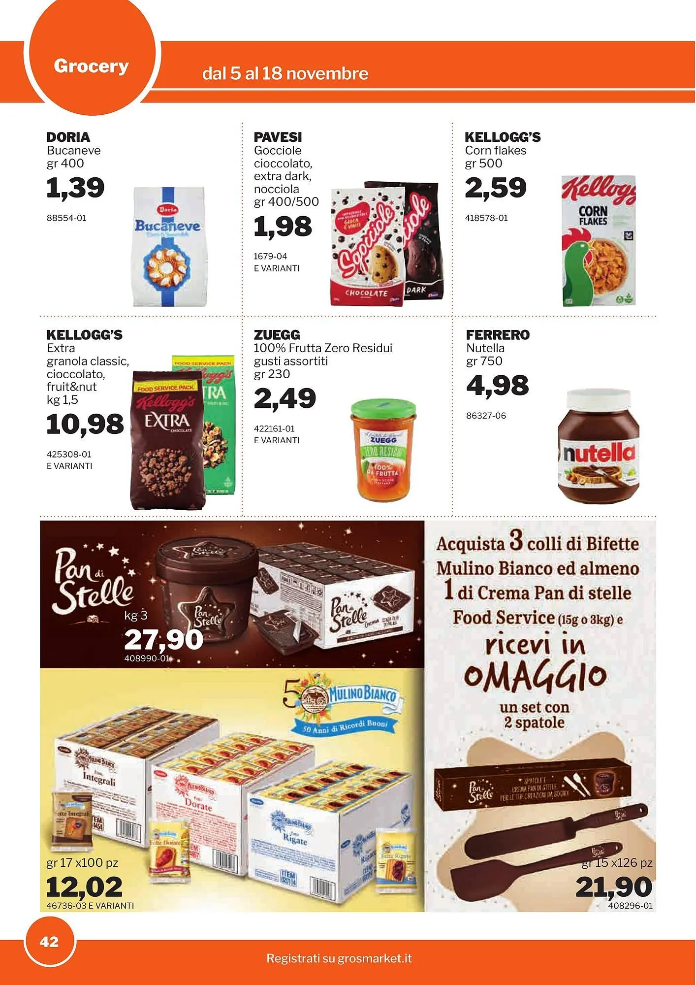 Volantino GrosMarket da 5 novembre a 18 novembre di 2025 - Pagina del volantino 42