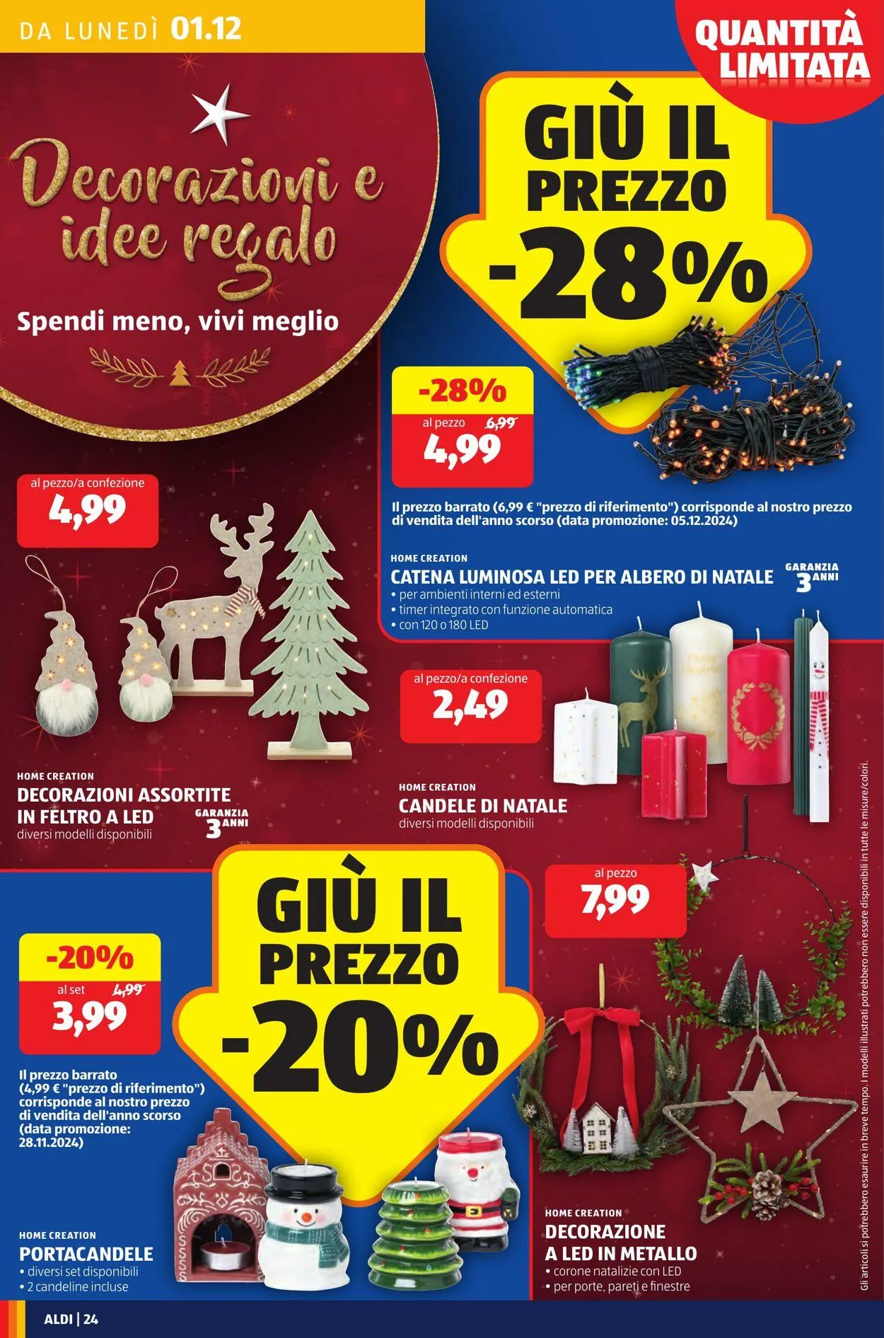 Aldi Volantino attuale da 1 dicembre a 7 dicembre di 2025 - Pagina del volantino 24