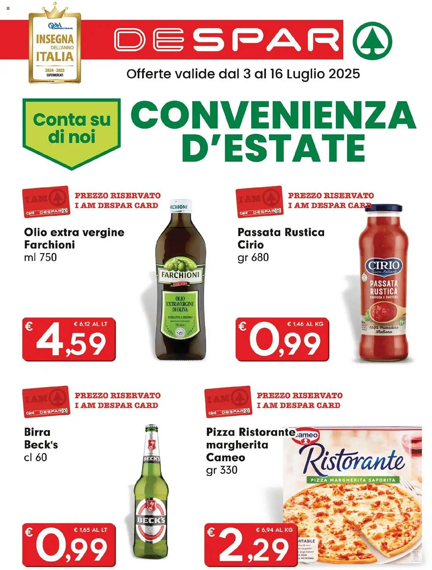 Volantino Despar da 3 luglio a 16 luglio di 2025 - Pagina del volantino 1