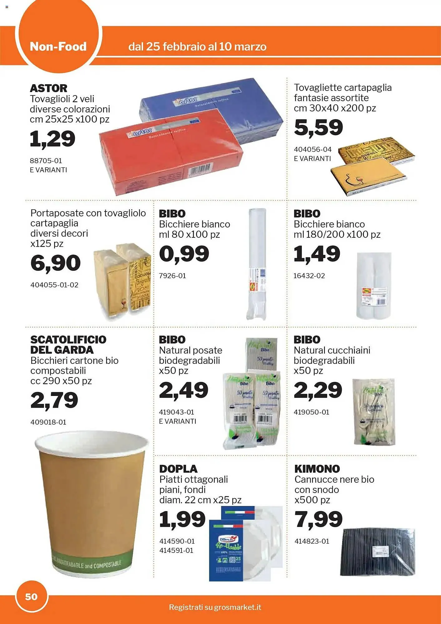 Volantino GrosMarket da 25 febbraio a 10 marzo di 2026 - Pagina del volantino 49
