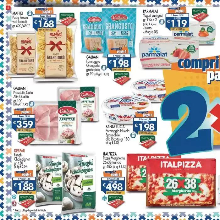 Compri 2 paghi 1  da 30 gennaio a 12 febbraio di 2025 - Pagina del volantino 4