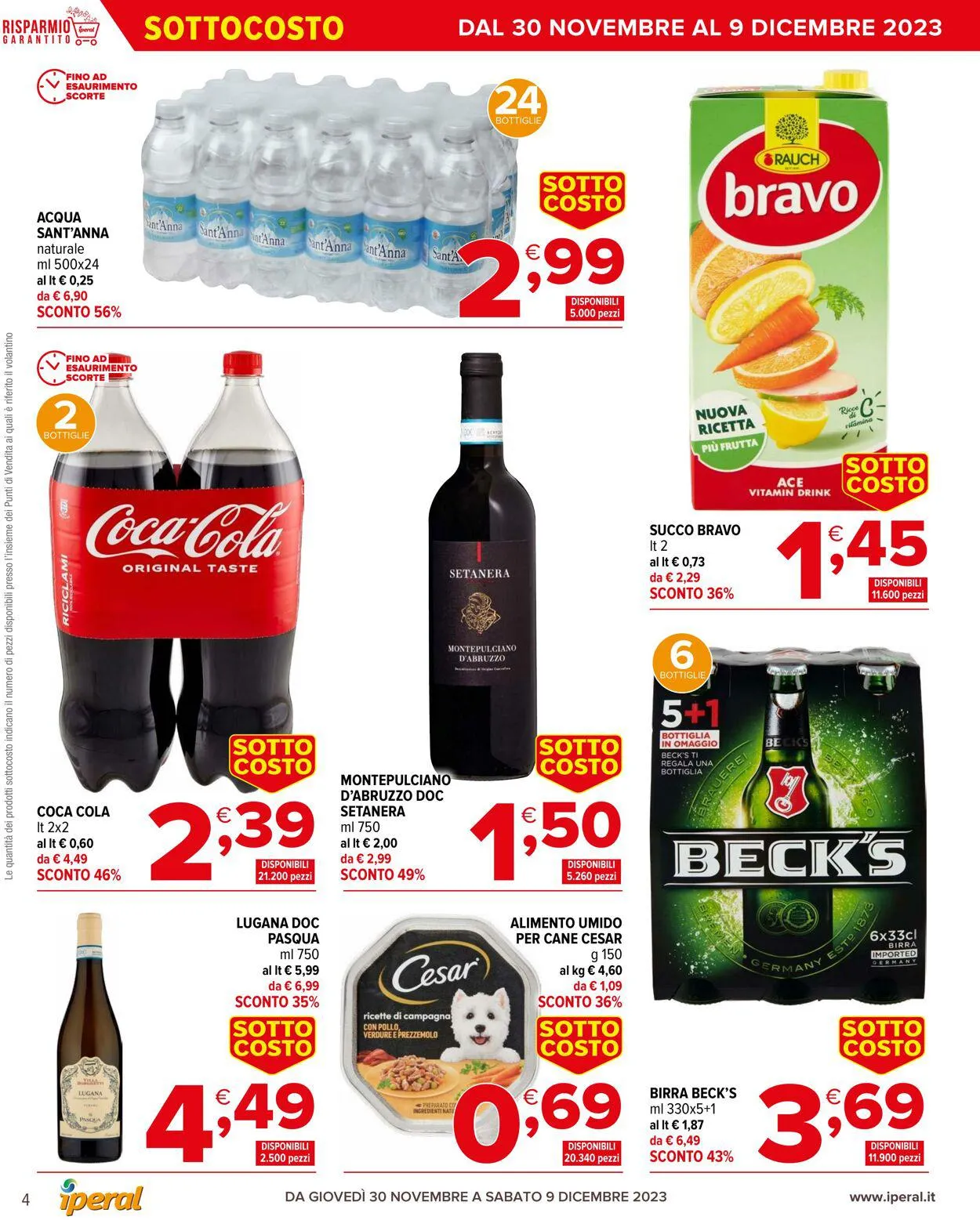 Iperal Volantino attuale da 30 novembre a 14 dicembre di 2023 - Pagina del volantino 4