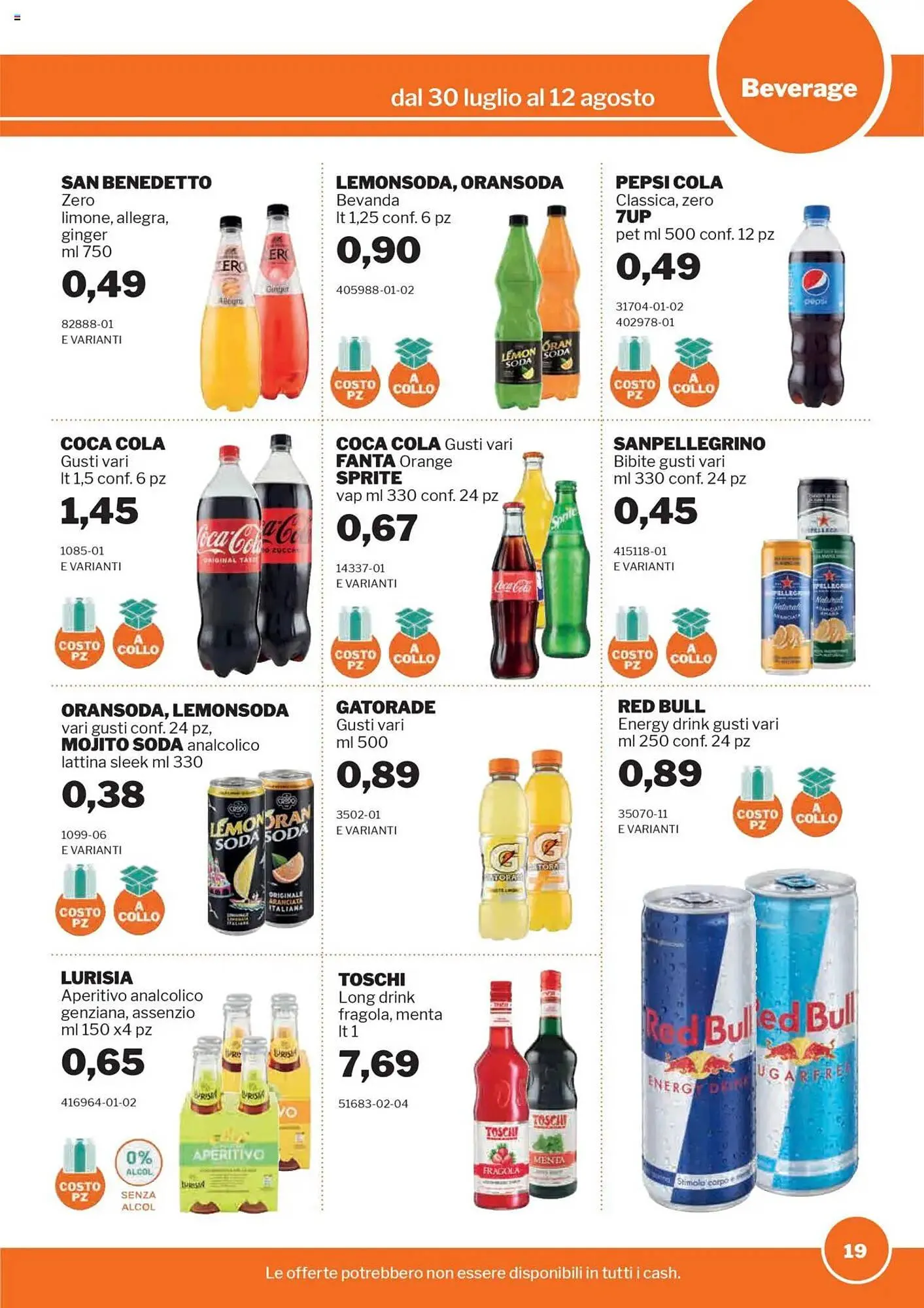 Volantino GrosMarket da 30 luglio a 12 agosto di 2025 - Pagina del volantino 19