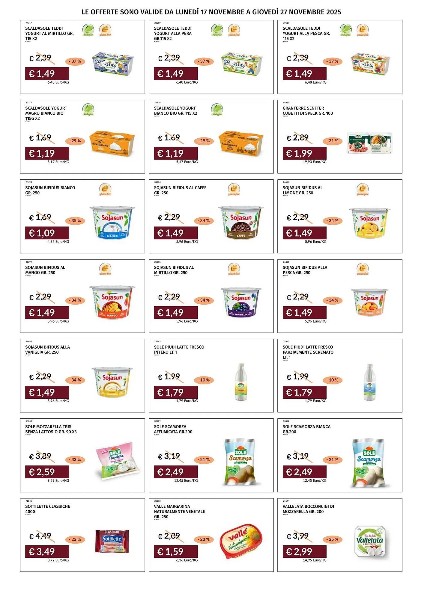 Volantino Prezzemolo e Vitale da 17 novembre a 27 novembre di 2025 - Pagina del volantino 9