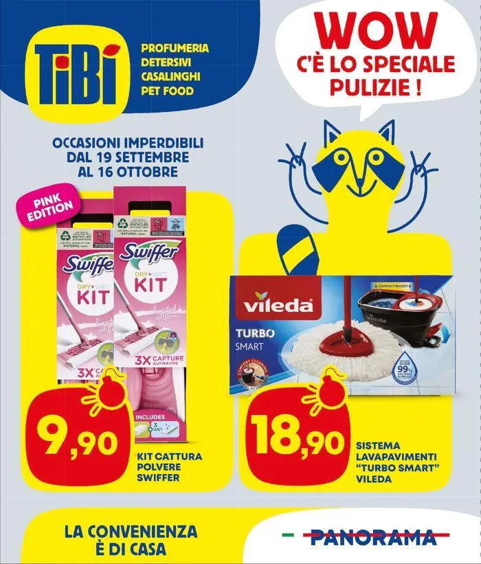 Wow C'è lo Speciale Pulizie! da 19 settembre a 16 ottobre di 2024 - Pagina del volantino 1