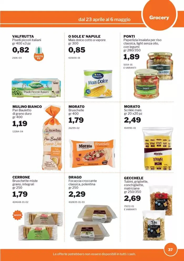 Volantino Food&Beverage da 23 aprile a 6 maggio di 2025 - Pagina del volantino 37