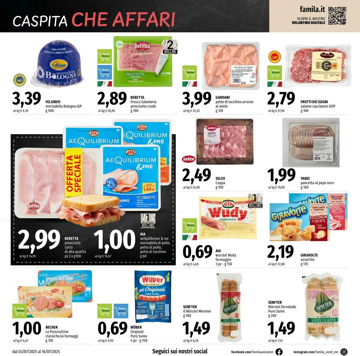 Famila Volantino attuale da 3 luglio a 16 luglio di 2025 - Pagina del volantino 6