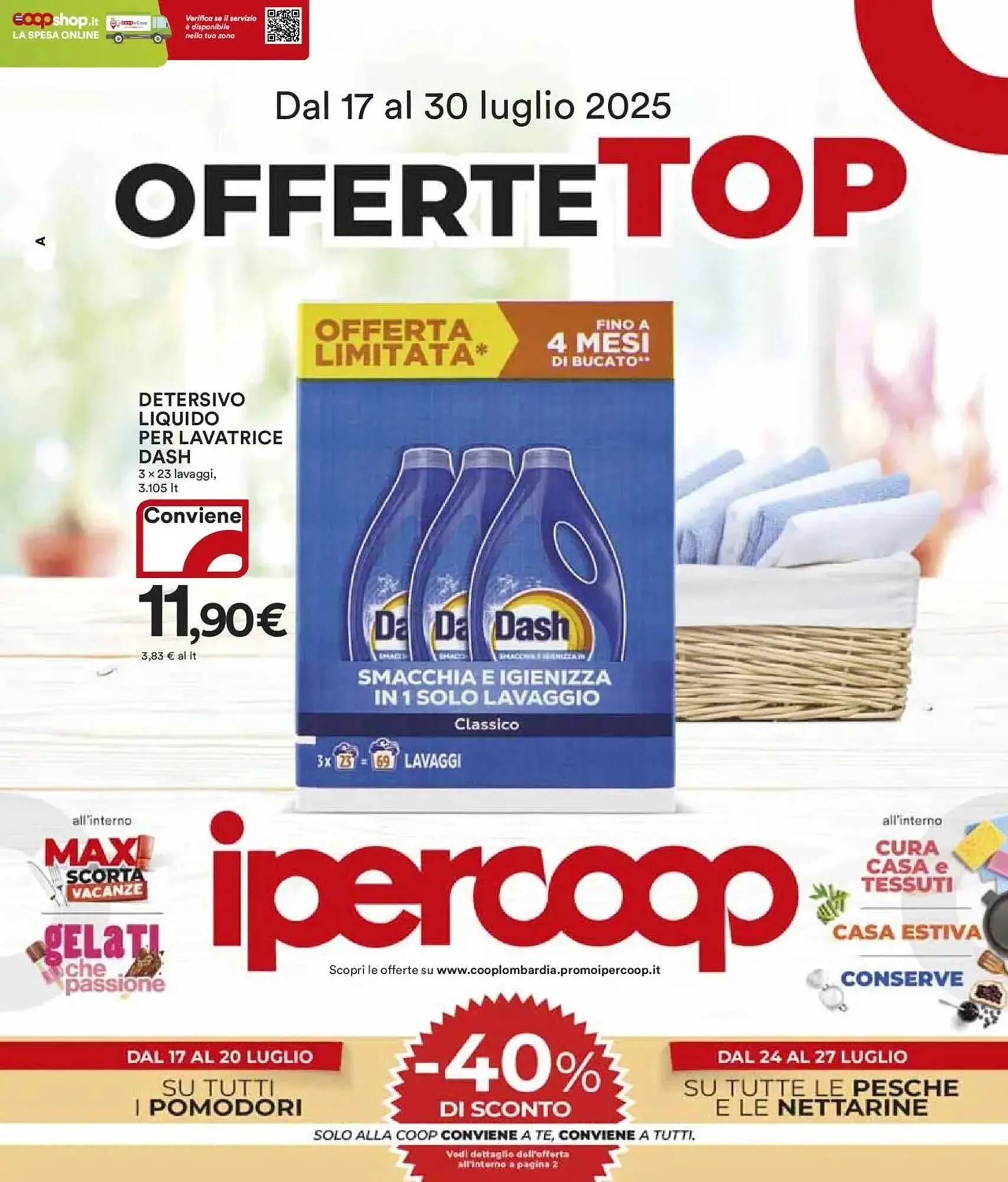 Volantino Ipercoop da 17 luglio a 30 luglio di 2025 - Pagina del volantino 1