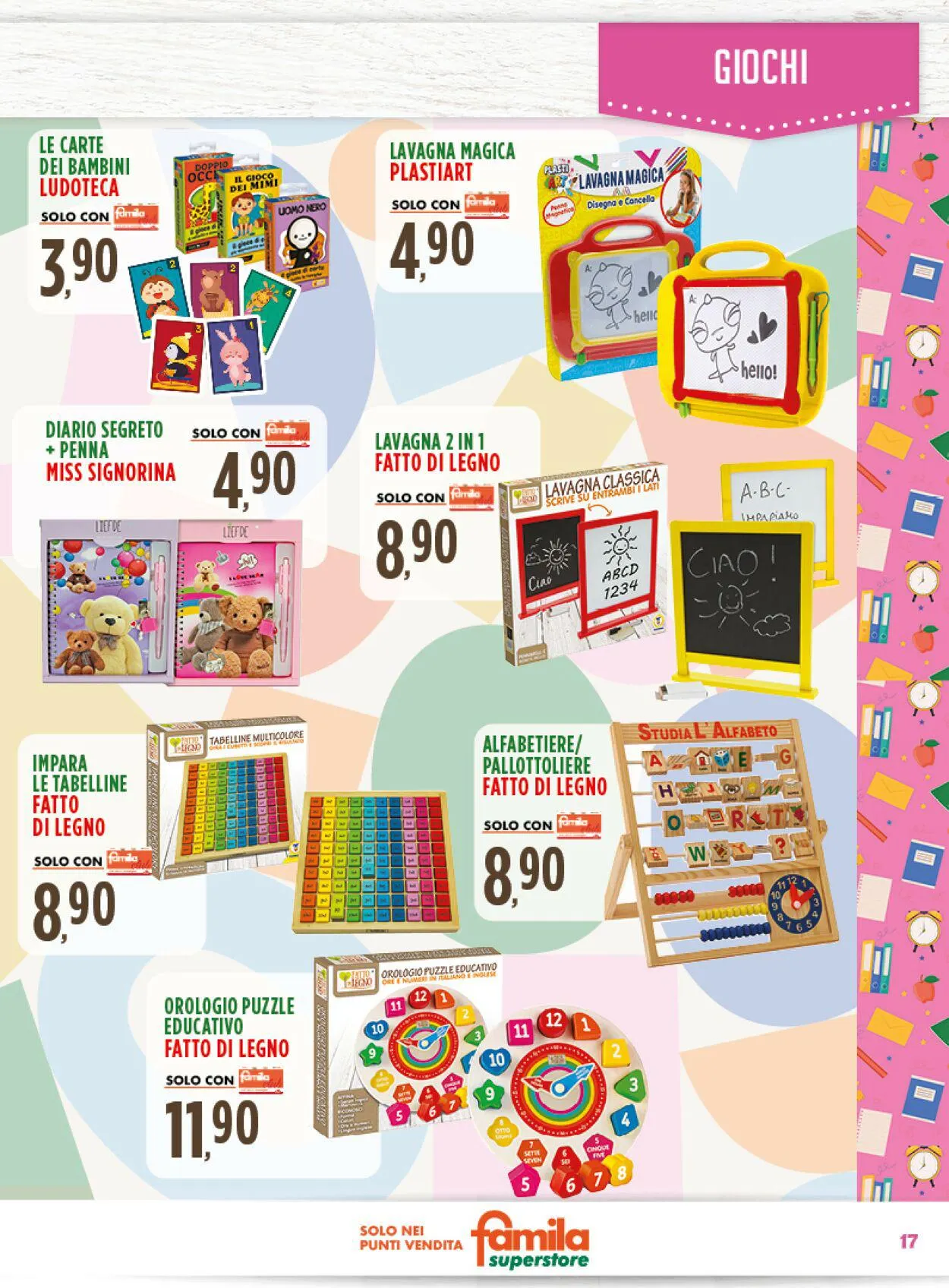 Famila Volantino attuale da 10 agosto a 30 settembre di 2023 - Pagina del volantino 17