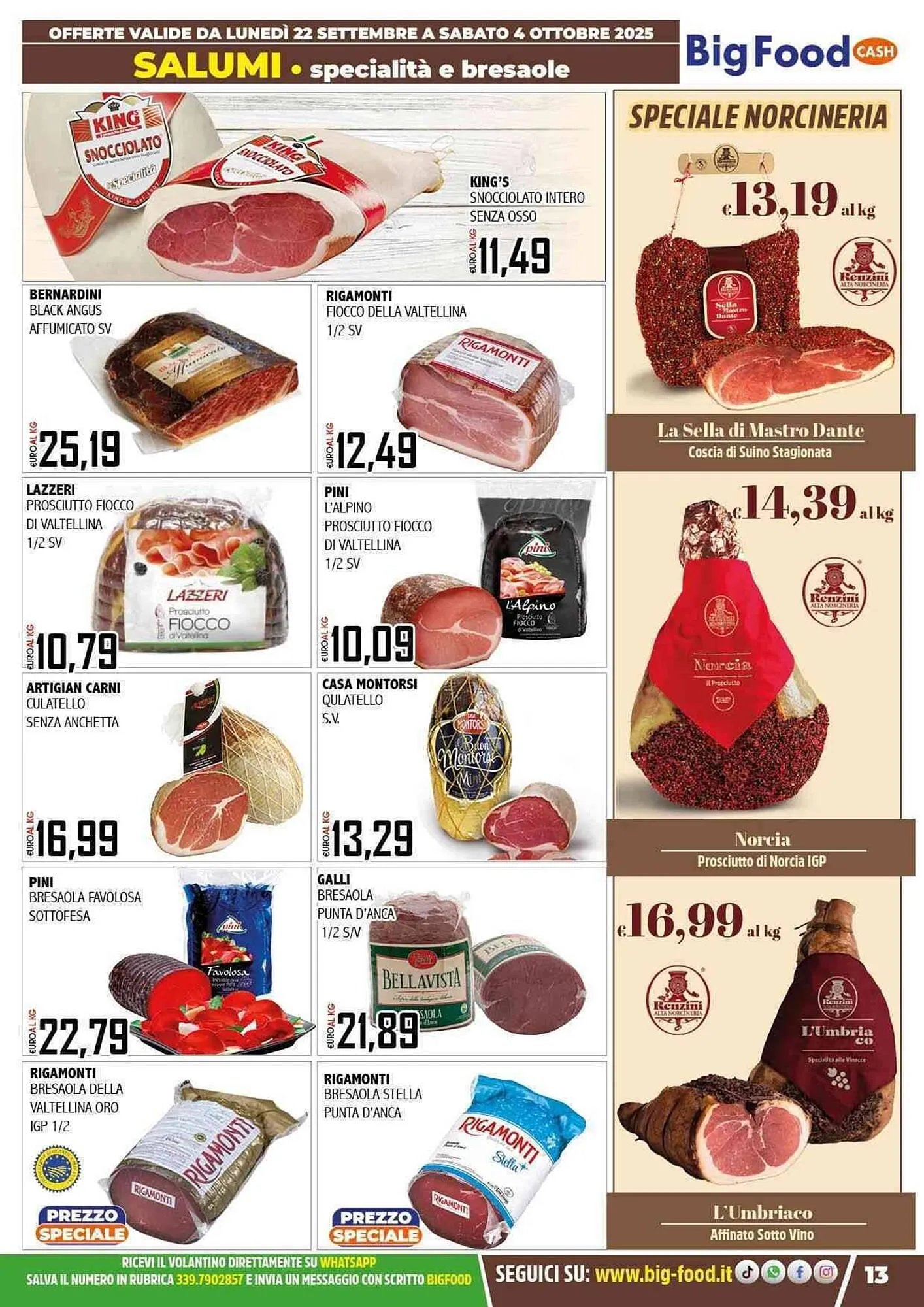 Volantino Big Food da 22 settembre a 4 ottobre di 2025 - Pagina del volantino 13