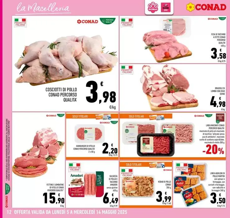 Conad apre a Lizzano! da 5 maggio a 14 maggio di 2025 - Pagina del volantino 12