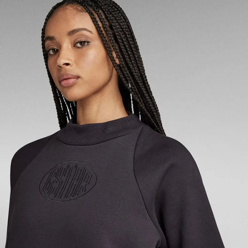 Mock Raglan Sweat Dress