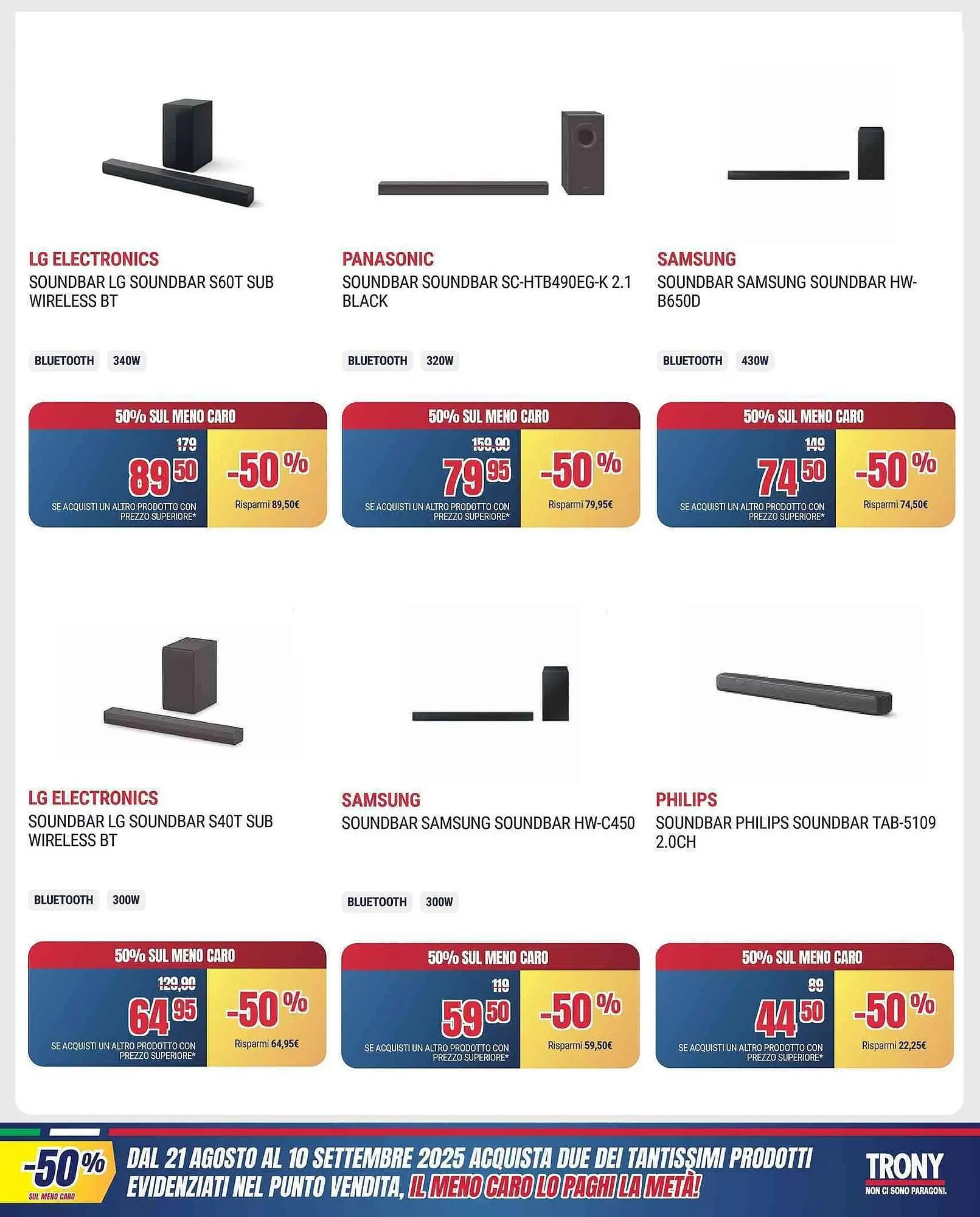 Volantino Trony da 21 agosto a 10 settembre di 2025 - Pagina del volantino 25