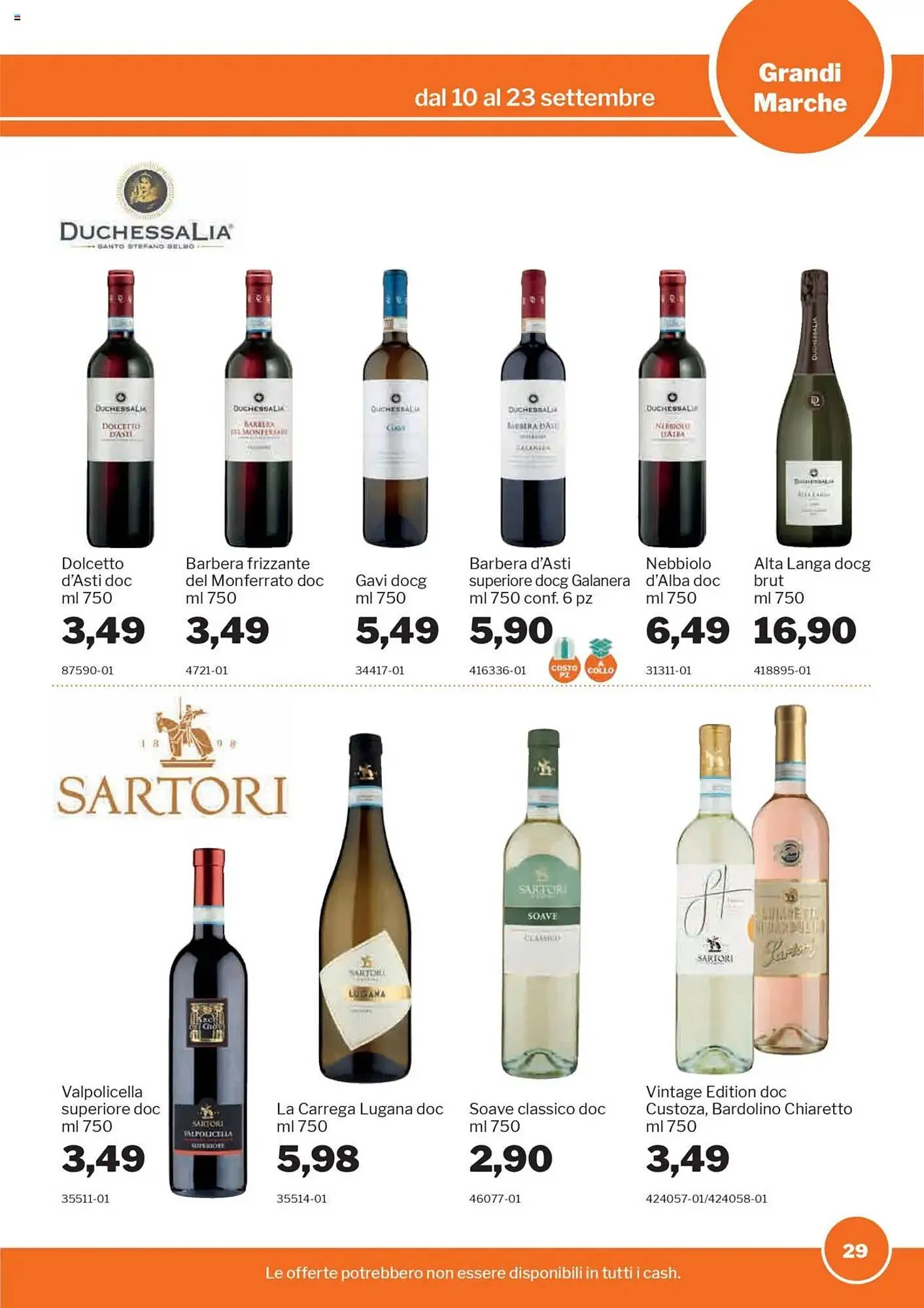 Volantino GrosMarket da 10 settembre a 23 settembre di 2025 - Pagina del volantino 29