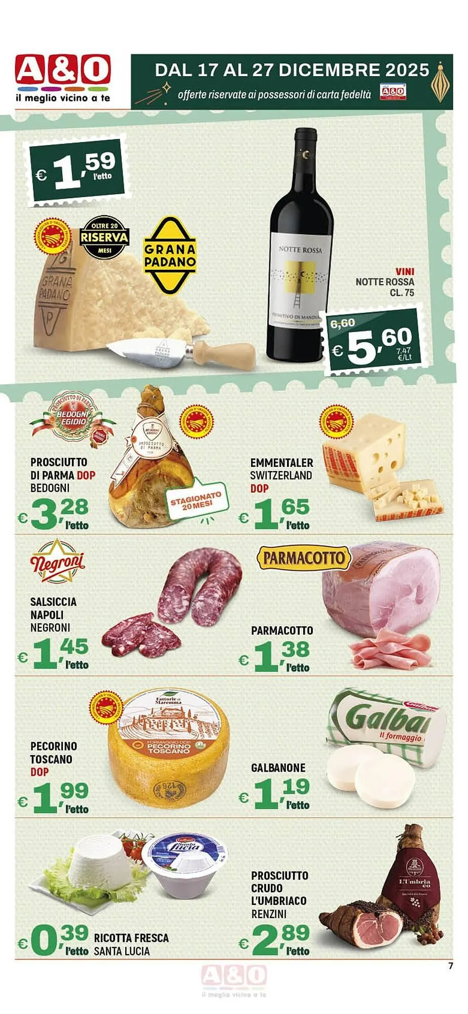 Volantino A&O da 18 dicembre a 27 dicembre di 2025 - Pagina del volantino 7