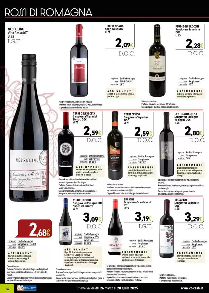 CARTA VINI 2025 da 24 marzo a 20 aprile di 2025 - Pagina del volantino 16