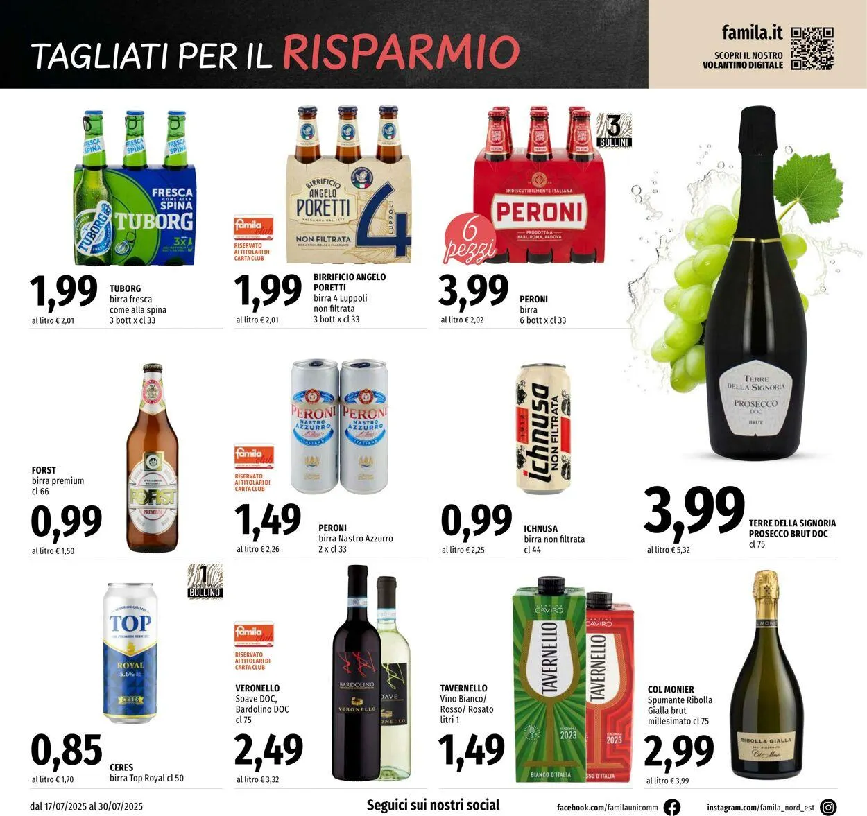 Famila Volantino attuale da 17 luglio a 30 luglio di 2025 - Pagina del volantino 18