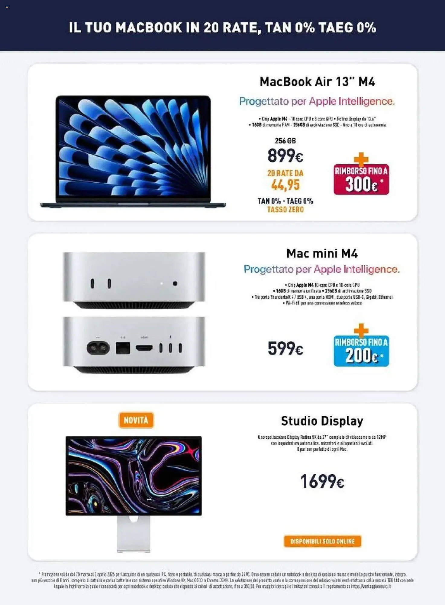 Volantino Unieuro da 20 marzo a 27 marzo di 2026 - Pagina del volantino 4