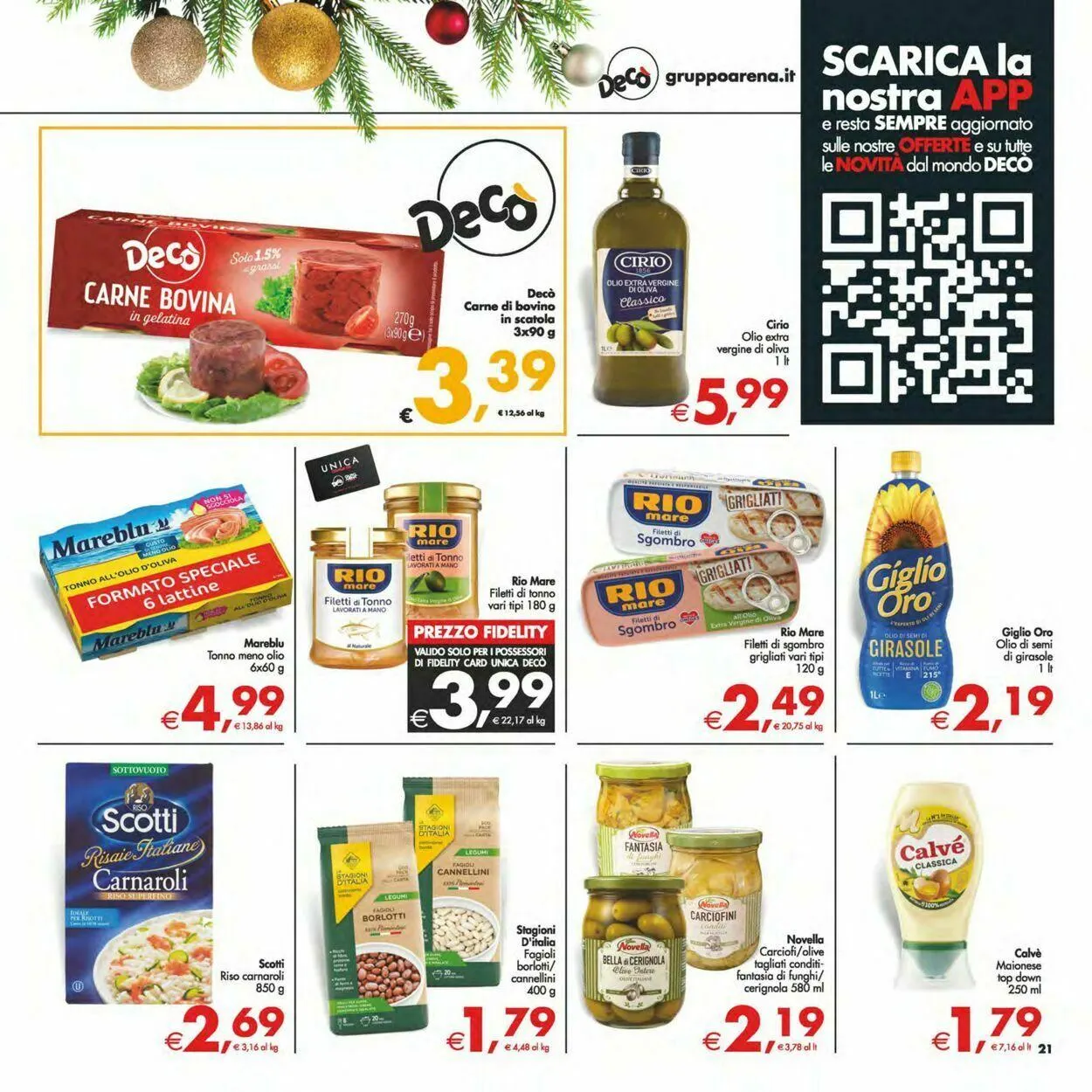 Deco Volantino attuale da 5 dicembre a 15 dicembre di 2025 - Pagina del volantino 21