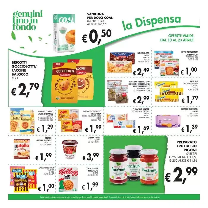 Nuova apertura Subiaco da 10 aprile a 23 aprile di 2025 - Pagina del volantino 19