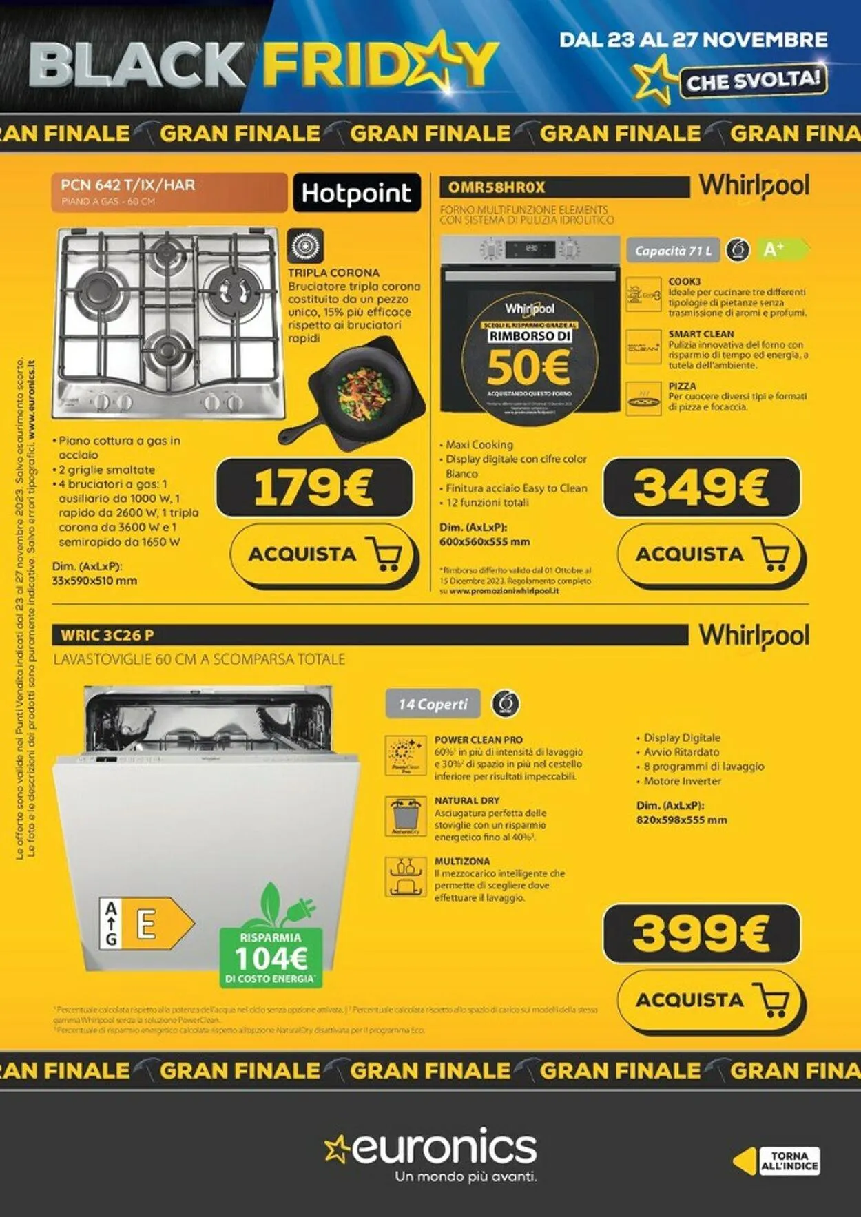 Euronics Volantino attuale da 23 novembre a 27 novembre di 2023 - Pagina del volantino 51