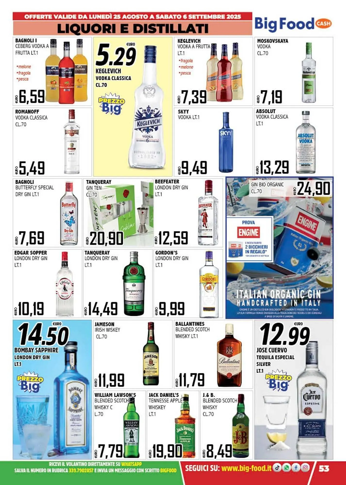 Volantino Big Food da 25 agosto a 6 settembre di 2025 - Pagina del volantino 53