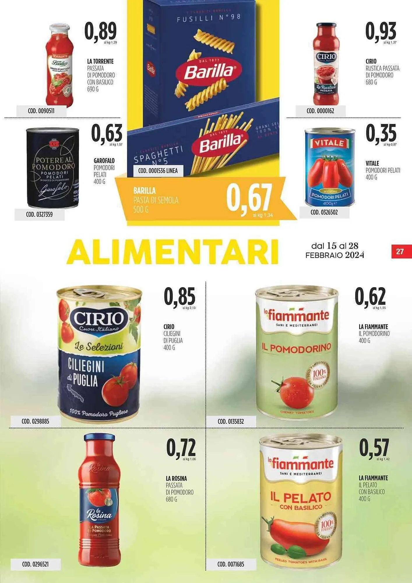 Volantino Carico Cash & Carry da 15 febbraio a 28 febbraio di 2024 - Pagina del volantino 27