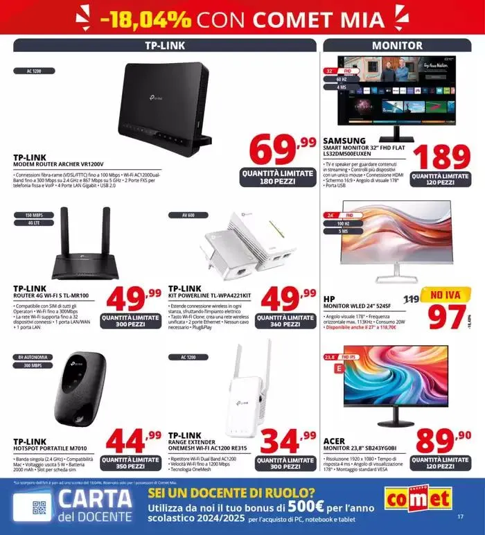 No IVA sul meglio della tecnologia! da 8 maggio a 21 maggio di 2025 - Pagina del volantino 17